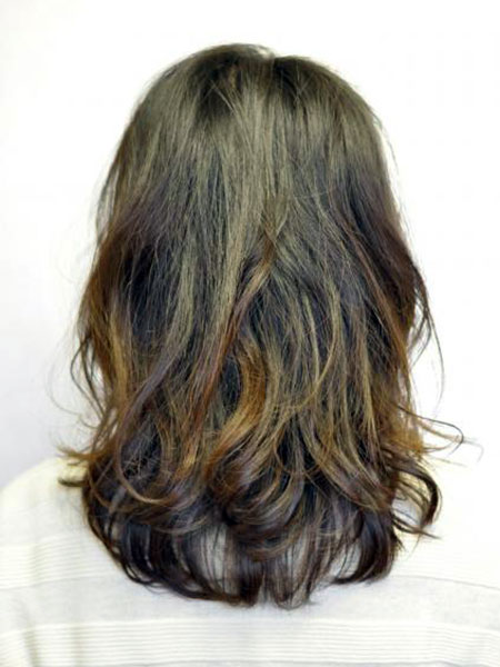 ヘアカタログ ユルフワバック